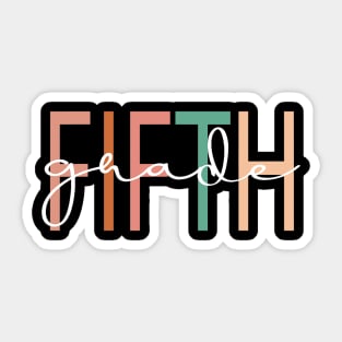 Fifth Grade Teacher Team 5th Grade Squad Sticker